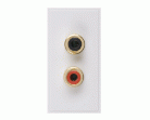 Triax Twin RCA Module White