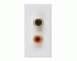 Triax Twin RCA Module White