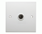 Antiference Isolated Coax Wall Plate